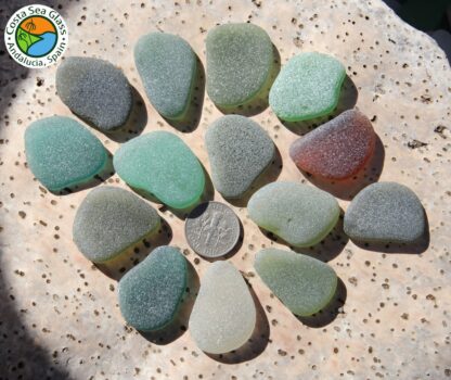 Large colourful seaglass