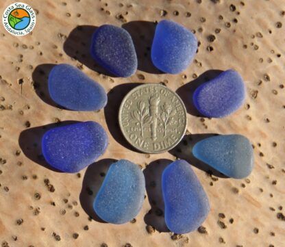 Blue sea glass