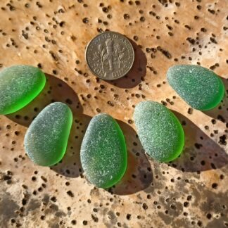 Green sea glass