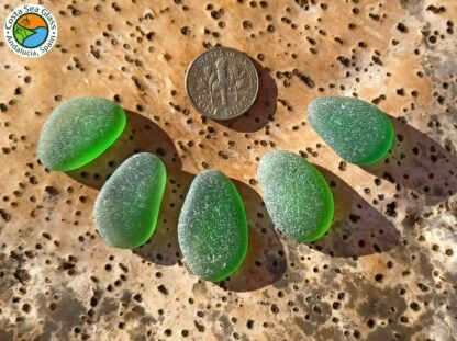 Green sea glass