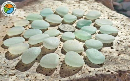 27 seafoam Spanish sea glass pieces - Image 2