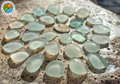 27 seafoam Spanish sea glass pieces - Image 4