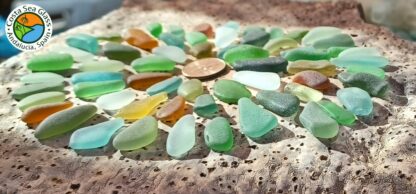 62 colourful Spanish sea glass sticks'n'tapers - Image 4